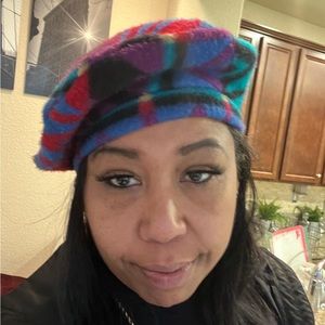 Vintage polar fleece beret